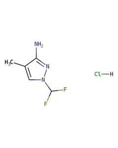 Astatech 1-(DIFLUOROMETHYL)-4-METHYL-1H-PYRAZOL-3-AMINE HCL; 0.1G; Purity 95%; MDL-MFCD31736719